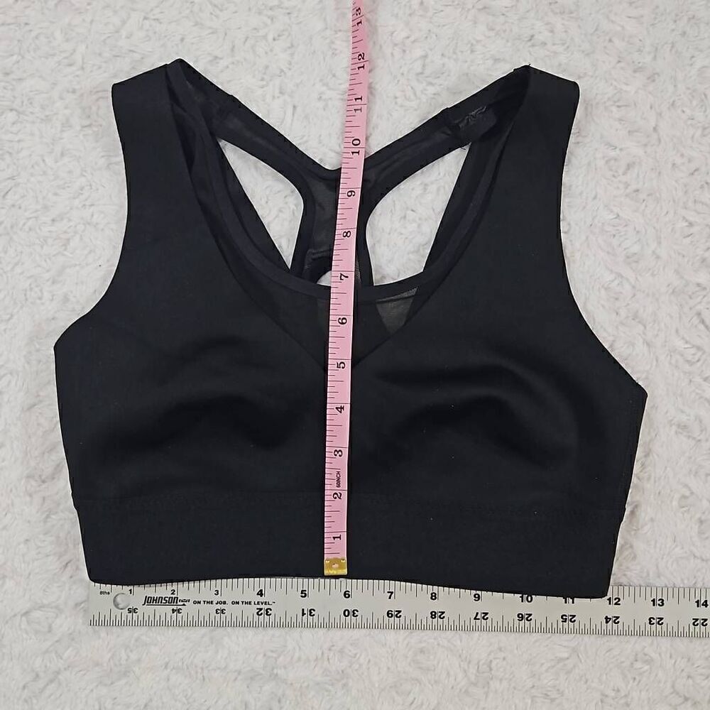 Athleta Small (based on measurements) Black Eclipse Reversible Mesh Sports Bra - Picture 2 of 4